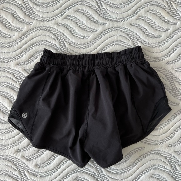 Black Lululemon Hotty Hot Shorts - Picture 2 of 2